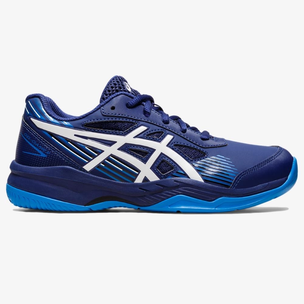 ASICS Boys Gel Game 7 Size 6.5 Blue/White